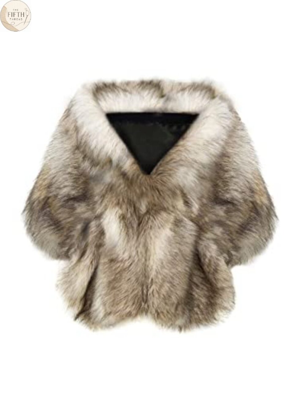 Faux Fur Collar Wrap Scarf Shawl Evening Cape Winter Cover Up